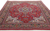 5 x 7 Red Vintage Persian Qum Rug 79313
