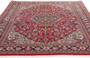 5 x 7 Red Vintage Persian Qum Rug 79314