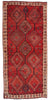 4 x 9 Vintage Red Persian Shiraz Rug 79079