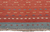 7 x 9 Red Vintage Persian Shiraz Kilim Rug 61425