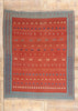 7 x 9 Red Vintage Persian Shiraz Kilim Rug 61425