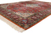9 x 14 Red Vintage Persian Tabriz Hunting Rug 79165