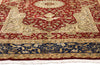 6 x 8 Red Vintage Indian Tabriz Rug 79203