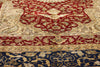 6 x 8 Red Vintage Indian Tabriz Rug 79203