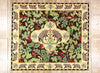 13 x 15 Vintage Sarah Gayle Carter Black Forest Hooked Rug 79239