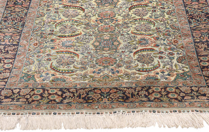 3 x 4 Vintage Turkish Silk Hereke Rug 79238