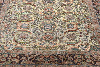 3 x 4 Vintage Turkish Silk Hereke Rug 79238