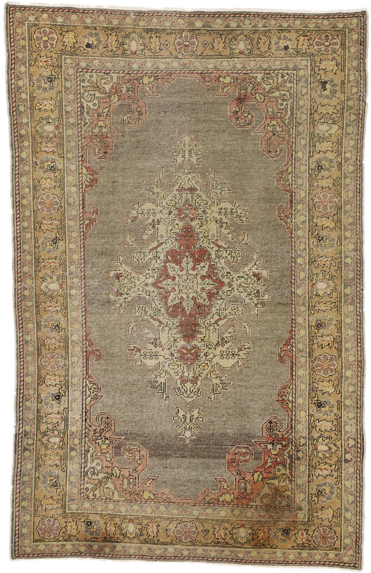 4 x 6 Antique Turkish Sivas Rug 73742
