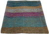 1 x 1 - Blue Vintage Turkish Pillow Rug - 53636