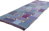 3 x 8 Vintage Scandinavian Swedish Rollakan Rug 79063