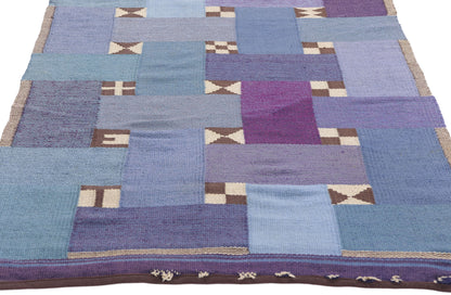 3 x 8 Vintage Scandinavian Swedish Rollakan Rug 79063