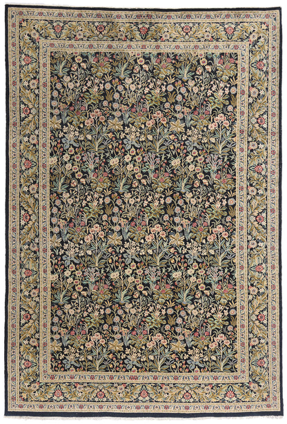 6 x 9 Vintage Pakistani Tabriz Rug 79224