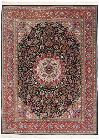 9 x 12 Vintage Chinese Tabriz Rug 77256