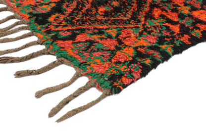3 x 8 - Green Vintage Moroccan Rug - 20382
