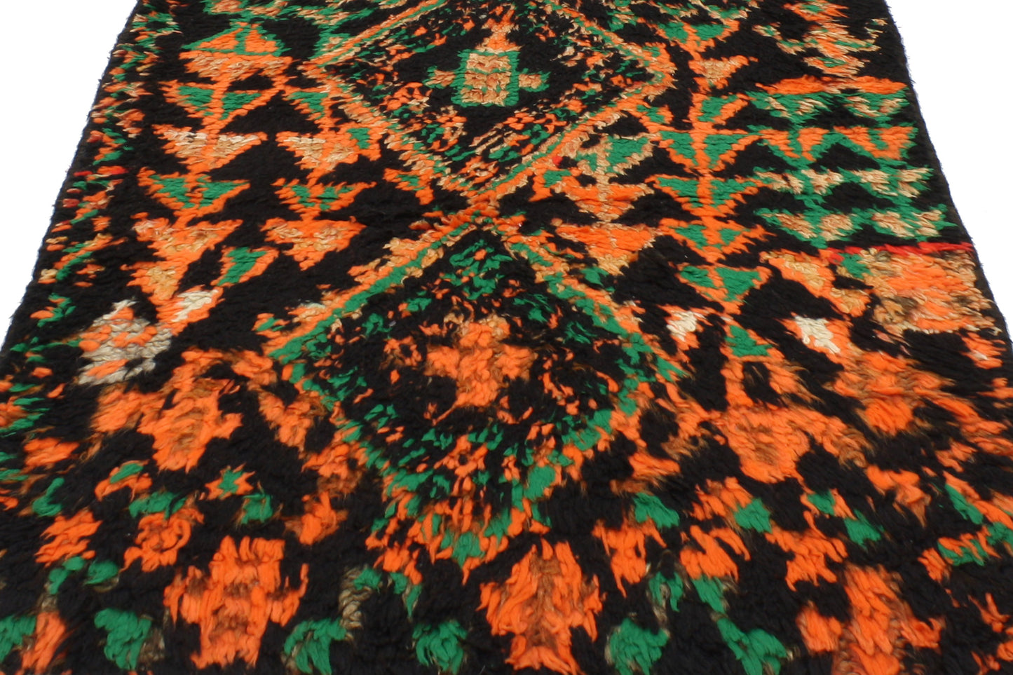 3 x 8 - Green Vintage Moroccan Rug - 20382