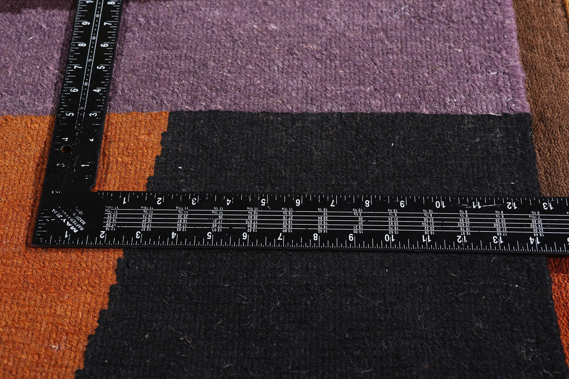 3 x 5 Black Vintage Tibetan Bauhaus Design Rug 79327