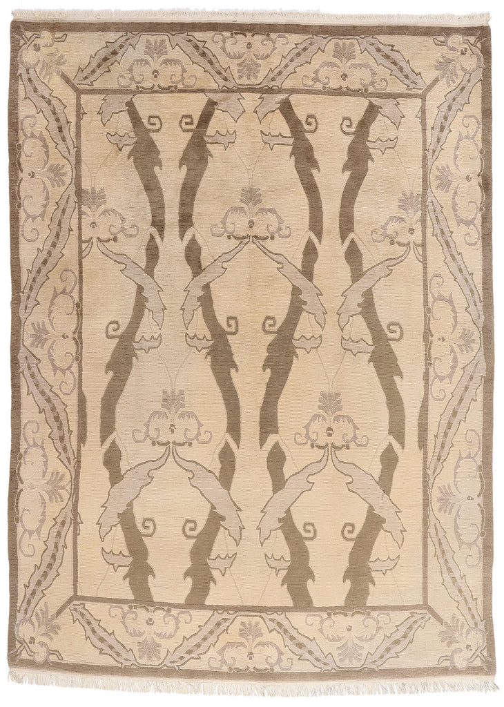9 x 12 Vintage Earth-Tone Tibetan Rug 79182