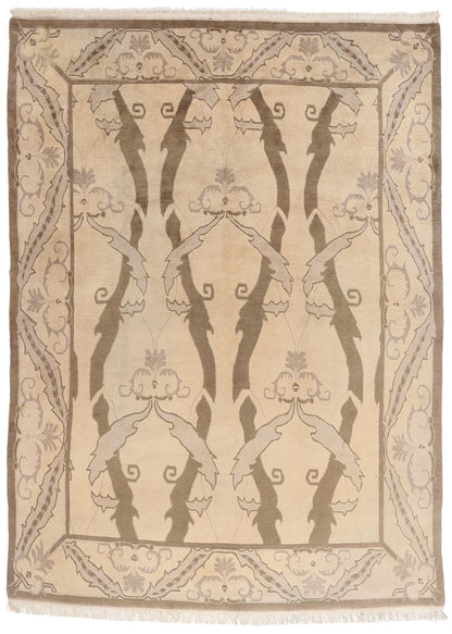 9 x 12 Vintage Earth-Tone Tibetan Rug 79182