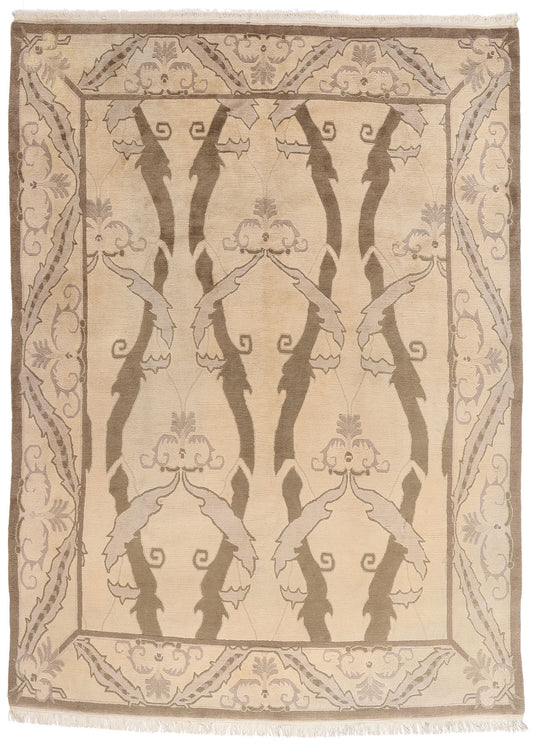 9 x 12 Vintage Earth-Tone Tibetan Rug 79182