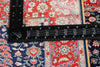 2 x 3 Navy Blue Vintage Turkish Silk Hereke Rug 79293
