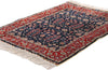 2 x 3 Navy Blue Vintage Turkish Silk Hereke Rug 79293
