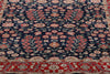 2 x 3 Navy Blue Vintage Turkish Silk Hereke Rug 79293