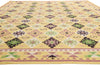 11 x 16 Yellow Vintage Indian Dhurrie Rug 79333