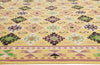 11 x 16 Yellow Vintage Indian Dhurrie Rug 79333