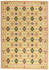 11 x 16 Yellow Vintage Indian Dhurrie Rug 79333