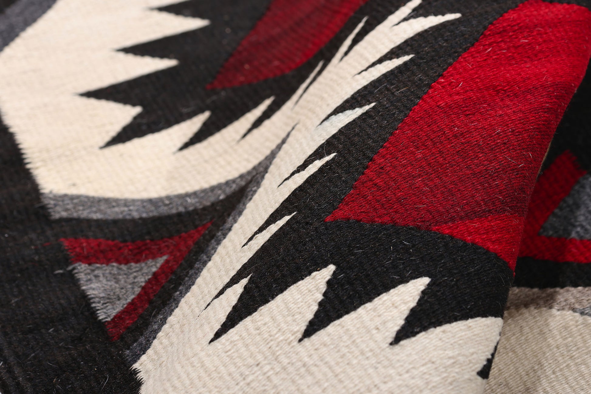 2 x 3 Red Vintage Oaxacan Zapotec Kilim Rug 79335