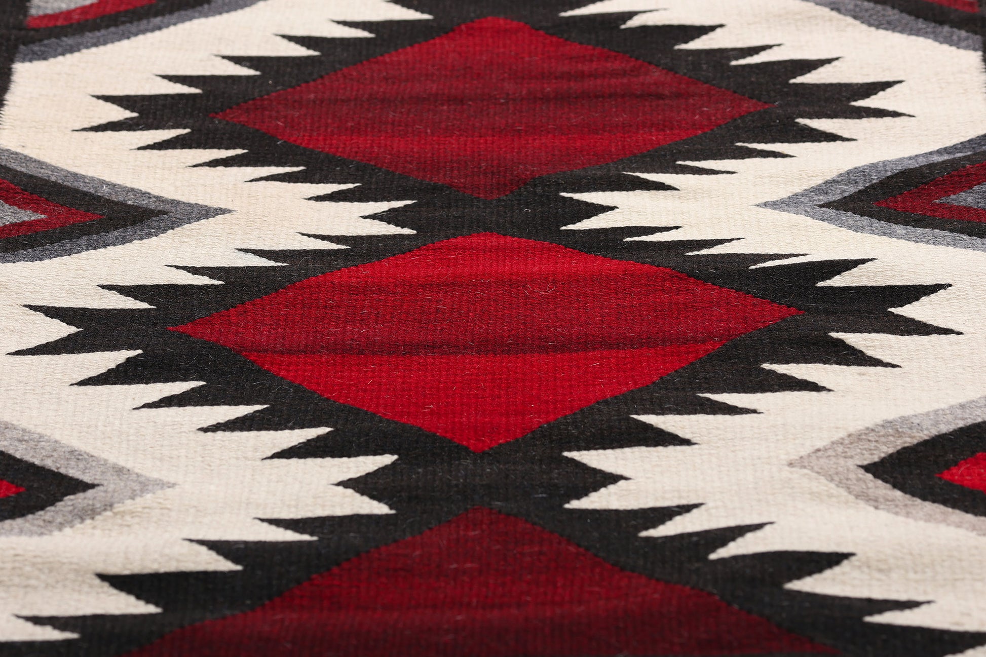 2 x 3 Red Vintage Oaxacan Zapotec Kilim Rug 79335