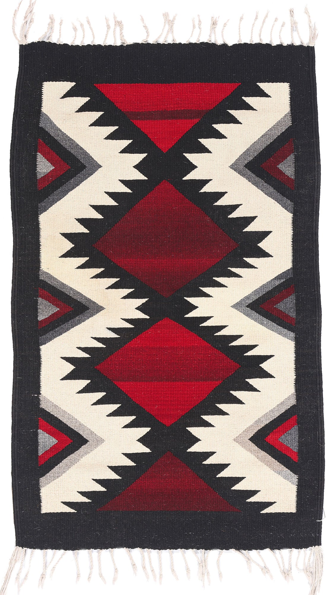 2 x 3 Red Vintage Oaxacan Zapotec Kilim Rug 79335
