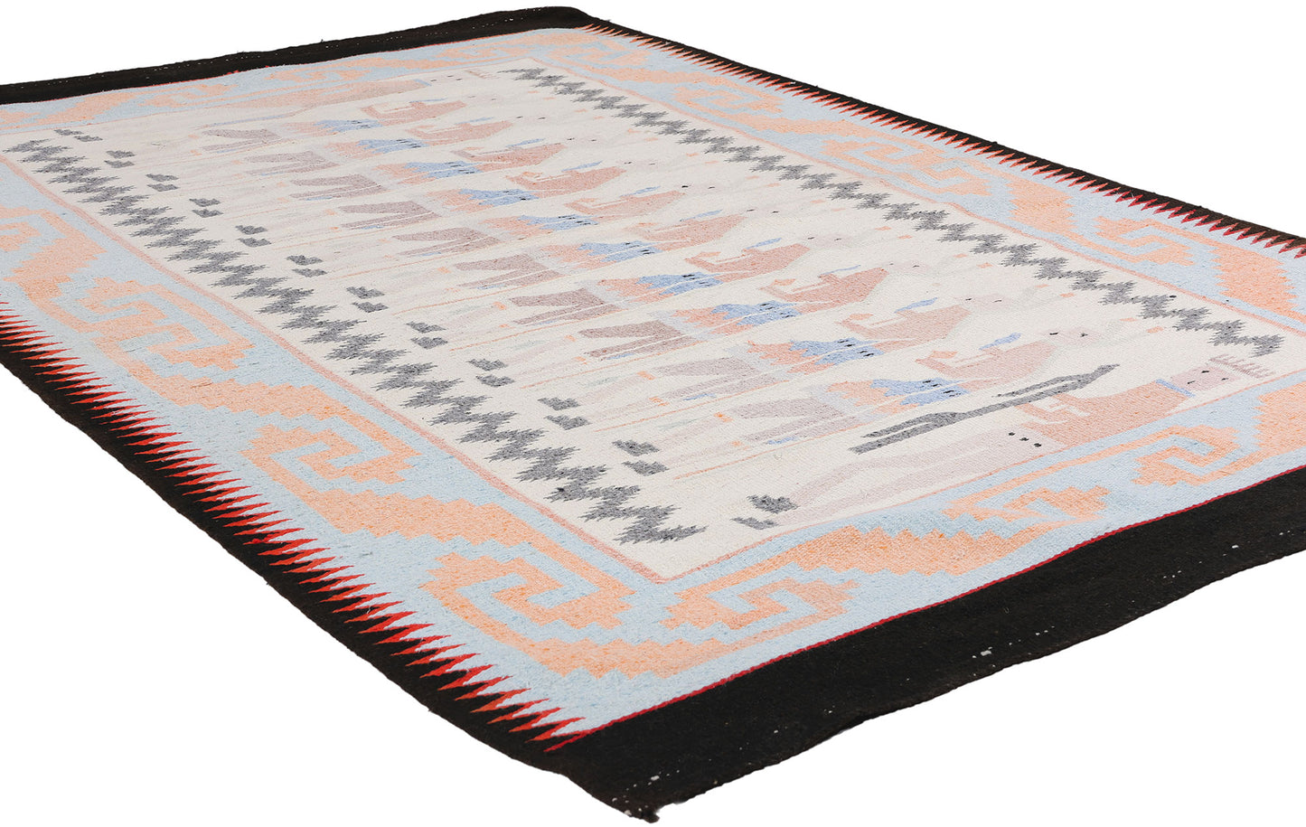 5 x 7 Vintage Yeibichai Navajo-Style Rug 78934