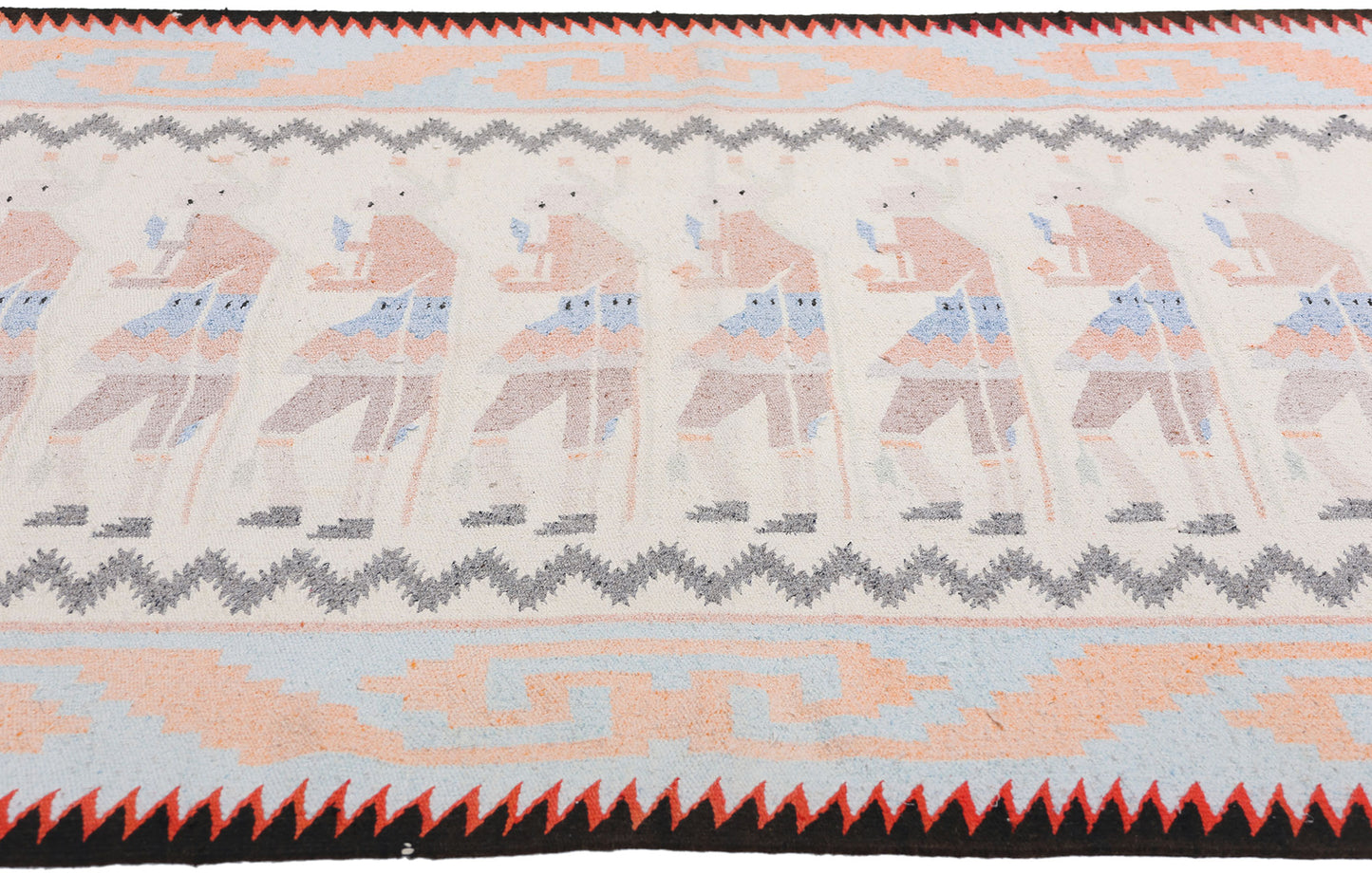 5 x 7 Vintage Yeibichai Navajo-Style Rug 78934
