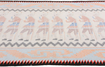 5 x 7 Vintage Yeibichai Navajo-Style Rug 78934