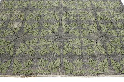 6 x 10 - Green Vintage Turkish Sivas Rug - 52026
