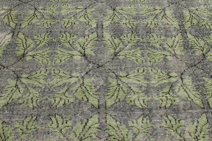6 x 10 - Green Vintage Turkish Sivas Rug - 52026