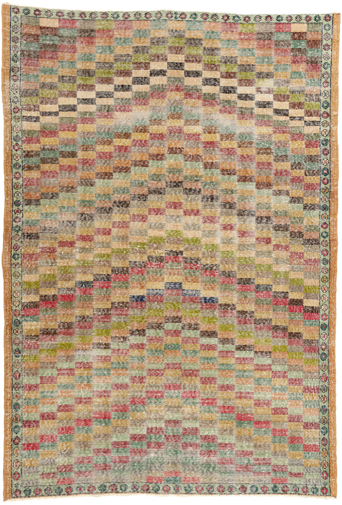 5 x 8 Zeki Muren Vintage Turkish Sivas Rug 51987