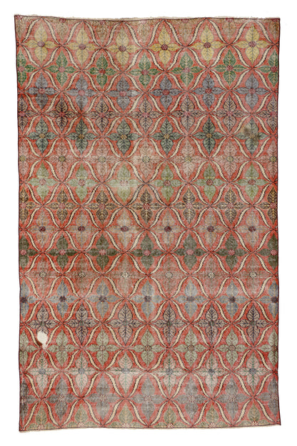 6 x 11 Vintage Turkish Sivas Rug 52187