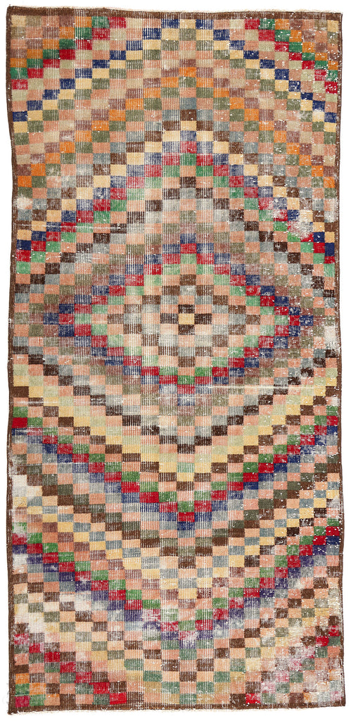 3 x 7 Zeki Muren Vintage Turkish Sivas Rug 53354