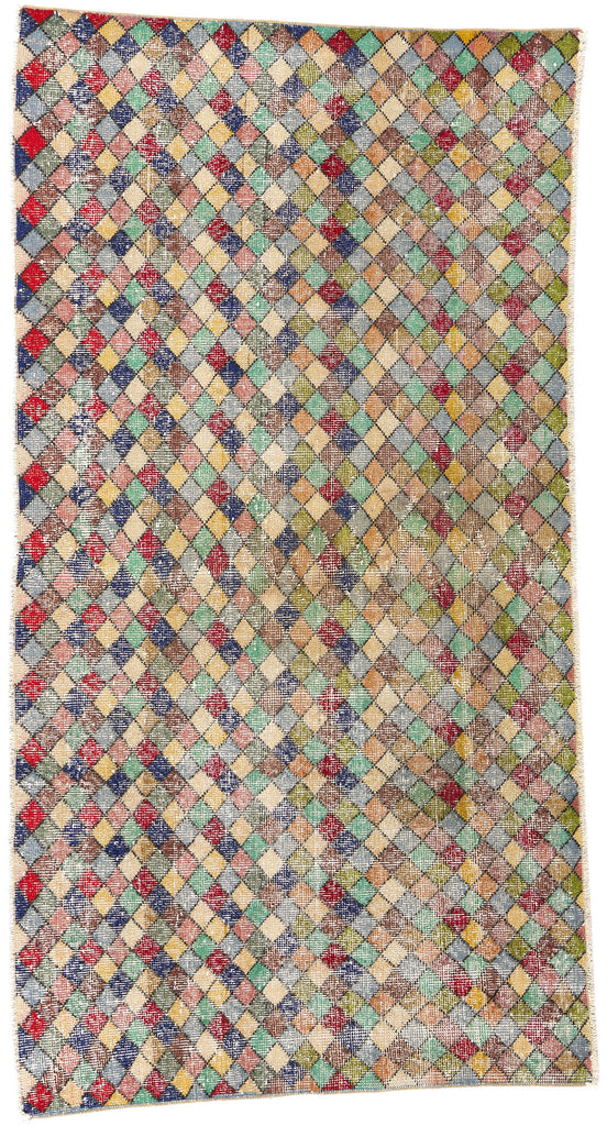 4 x 7 Zeki Muren Vintage Turkish Sivas Rug 53282
