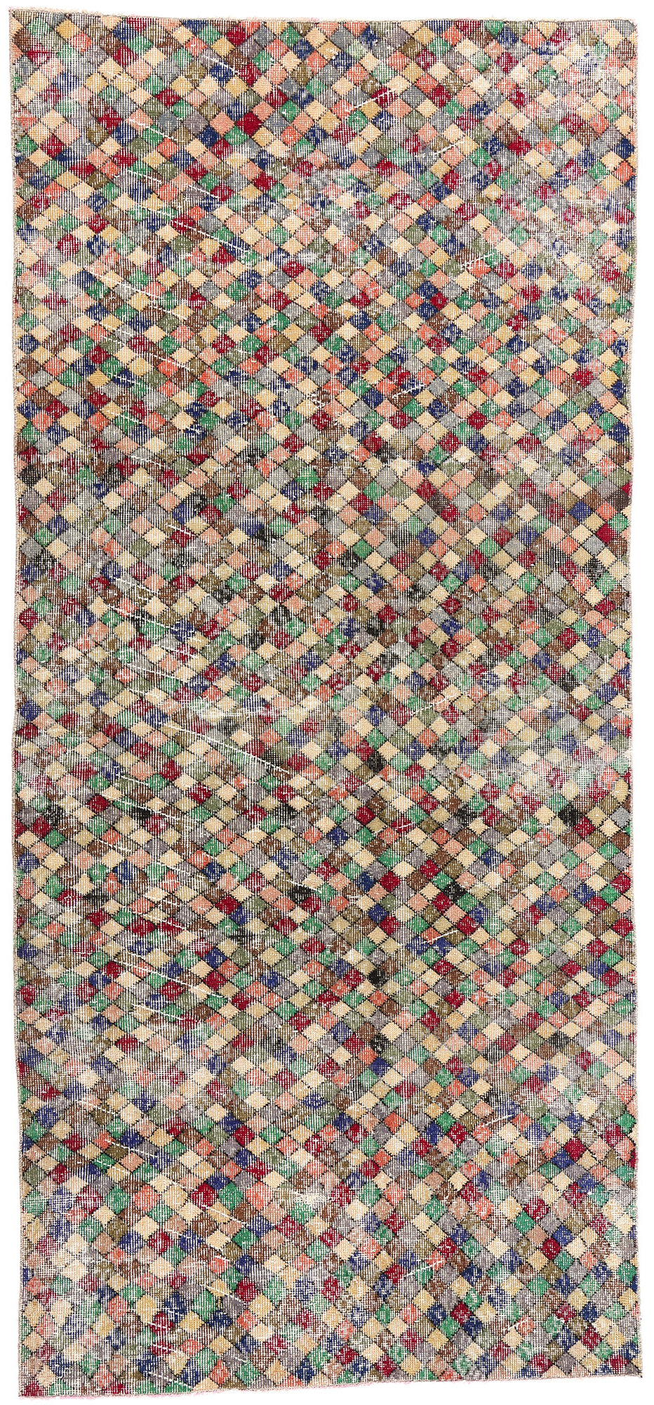 4 x 9 Zeki Muren Vintage Turkish Sivas Rug 53320