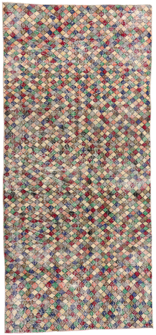 4 x 9 Zeki Muren Vintage Turkish Sivas Rug 53320