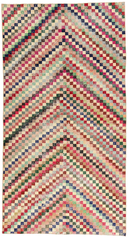 5 x 9 Zeki Muren Vintage Turkish Sivas Rug 53361