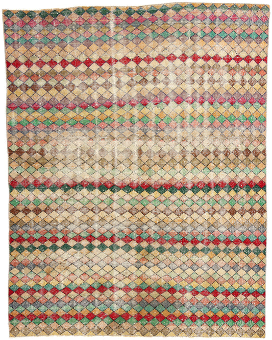 6 x 7 Zeki Muren Vintage Turkish Sivas Rug 53322
