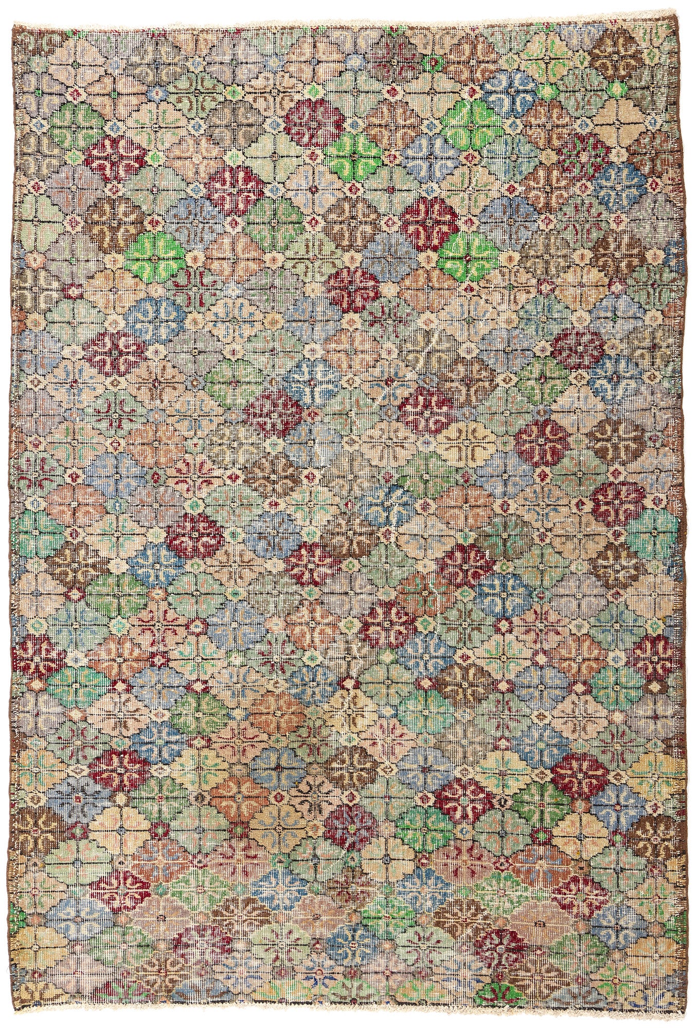 5 x 7 Zeki Muren Vintage Turkish Sivas Rug 51933
