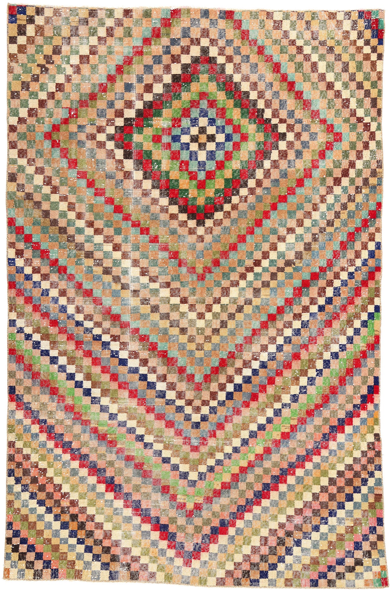 5 x 8 Zeki Muren Vintage Turkish Sivas Rug 53308