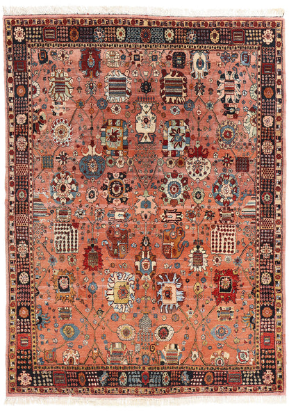 8 x 11 Vintage Persian Tabriz Rug 79087