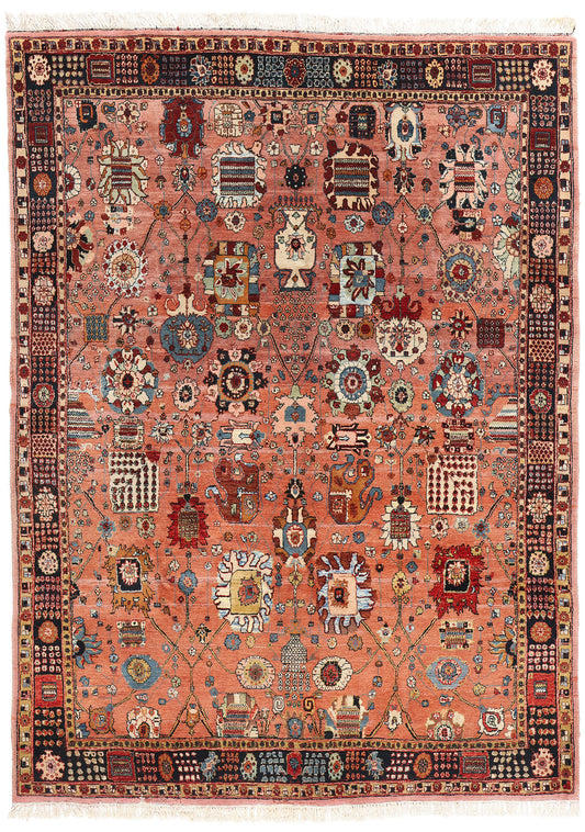 8 x 11 Vintage Persian Tabriz Rug 79087