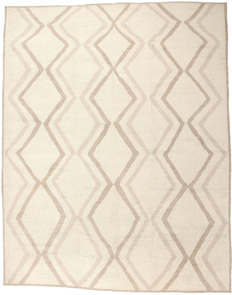 12 x 15 Organic Modern Zigzag Moroccan Rug 81082